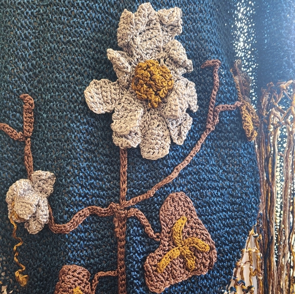 Vintage Antique 1930s piano shawl for emo fairy - Picture 10 of 16